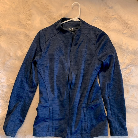 LIKE NEW!! Medelita Ionic women’s scrub jacket! Navy blue-small - Picture 1 of 3